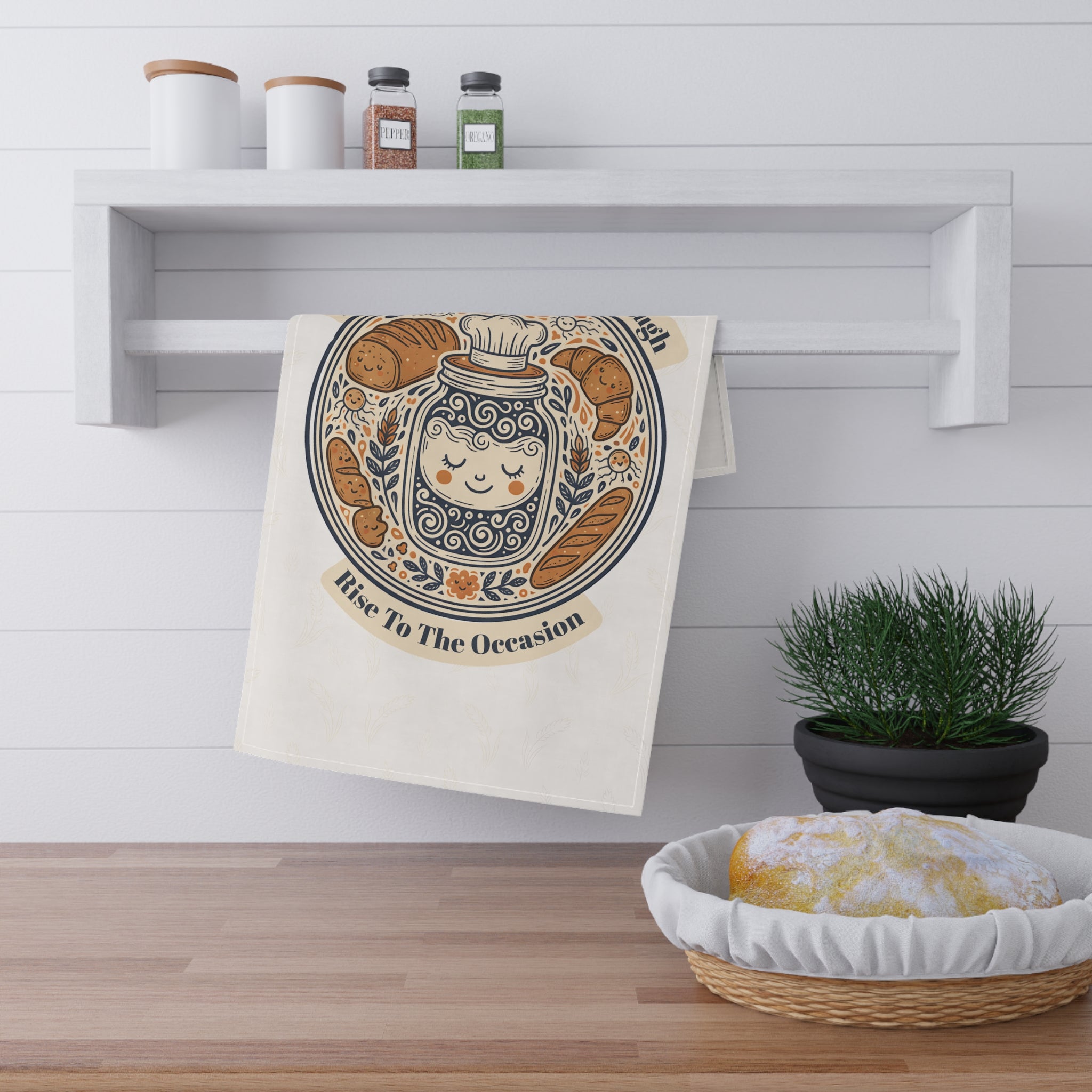 Sourdough Kitchen Towel – Flour, Water, Magic