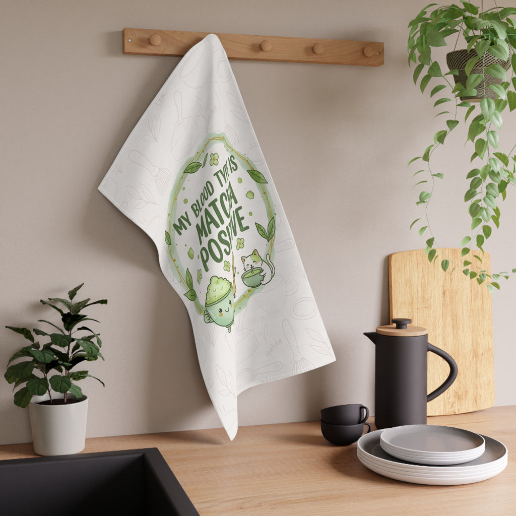 Matcha Kitchen Towel – Green Tea-Inspired Cozy Kitchen Towel