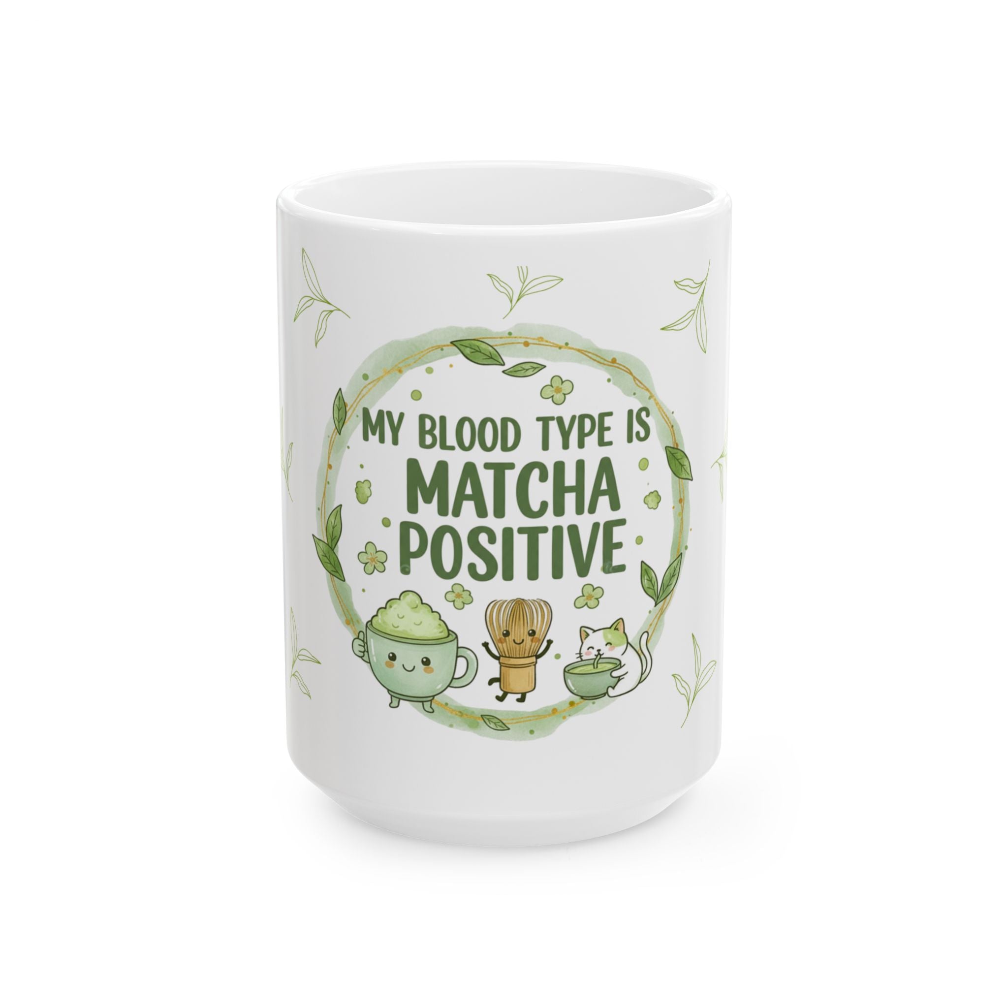 Matcha Positive - Cozy Ceramic Mug for Matcha & Tea Lovers