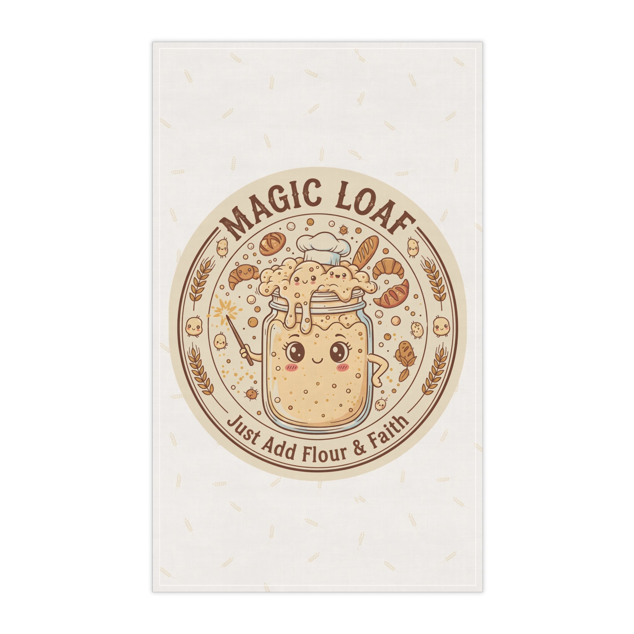 Sourdough Kitchen Towel – Flour, Water, Magic