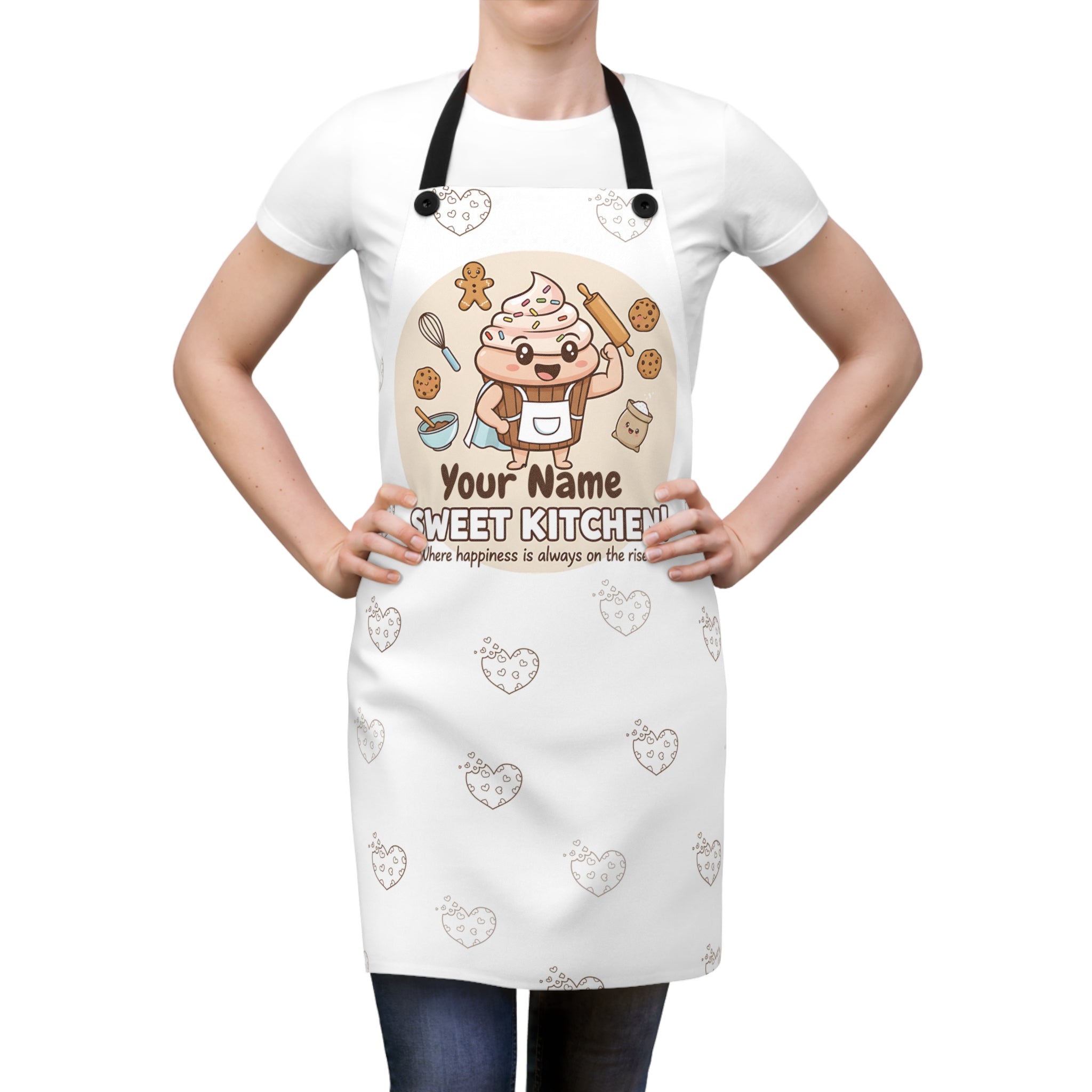 Personalized Apron – Custom Name Baking Apron for Home Chefs