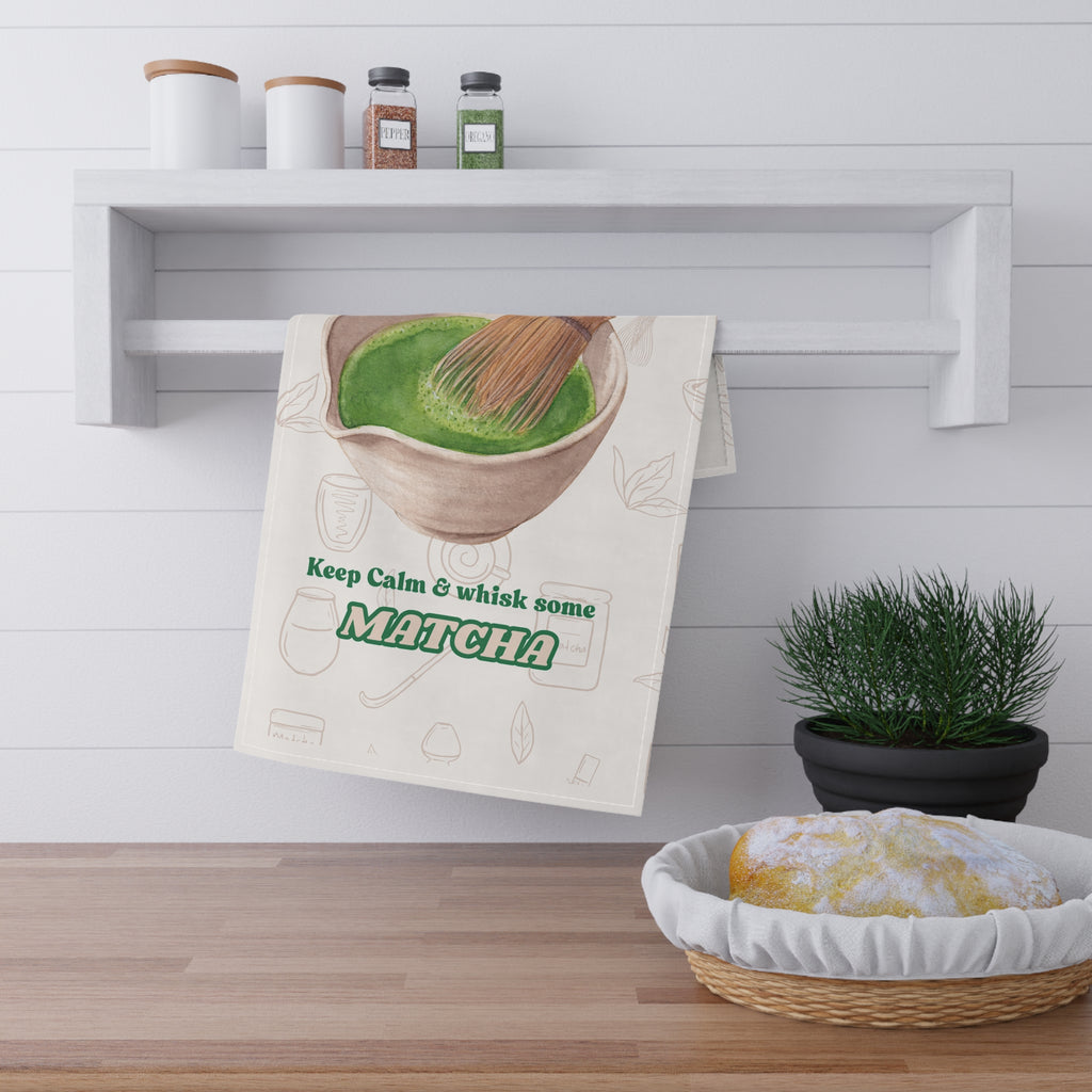 Matcha Kitchen Towel – Green Tea-Inspired Cozy Kitchen Towel