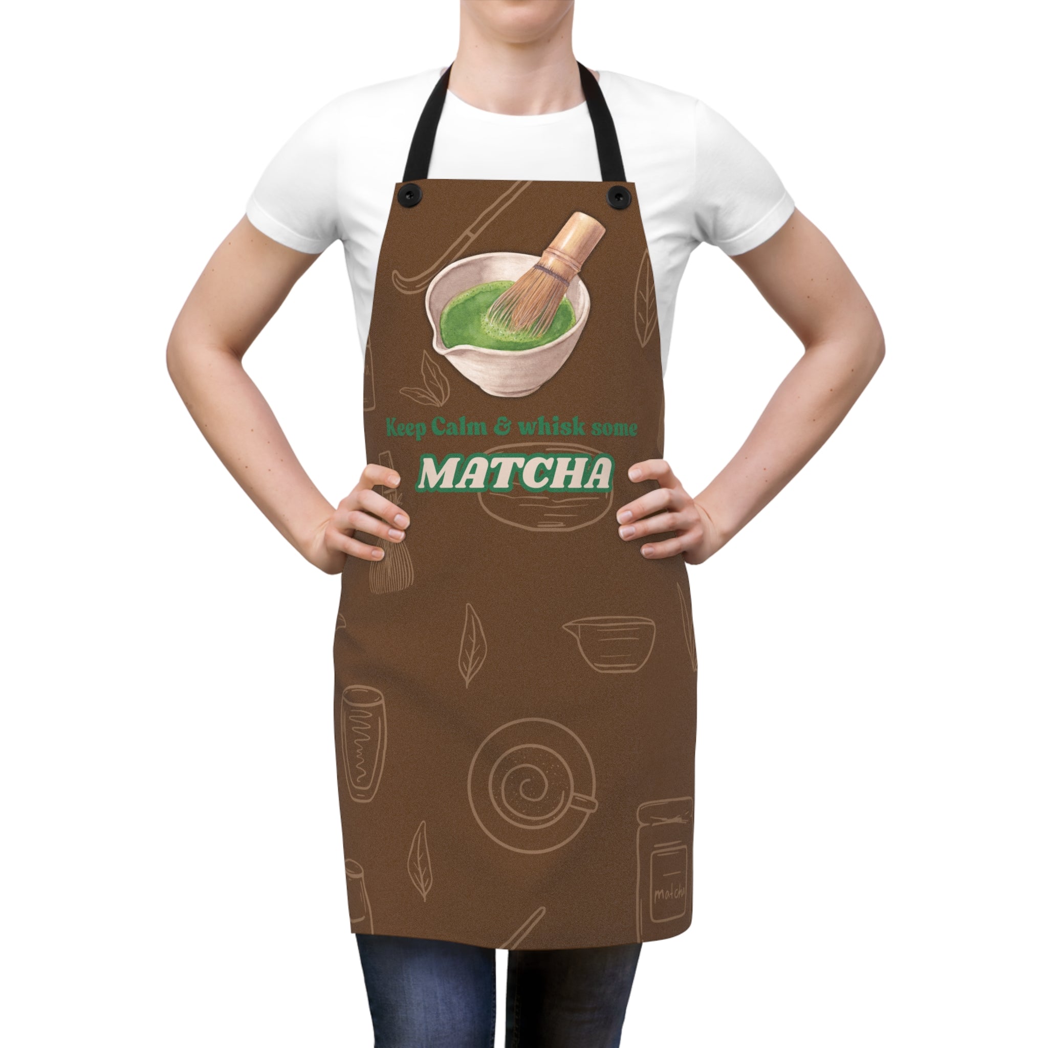 Matcha Apron – Cozy Green Tea Inspired Apron