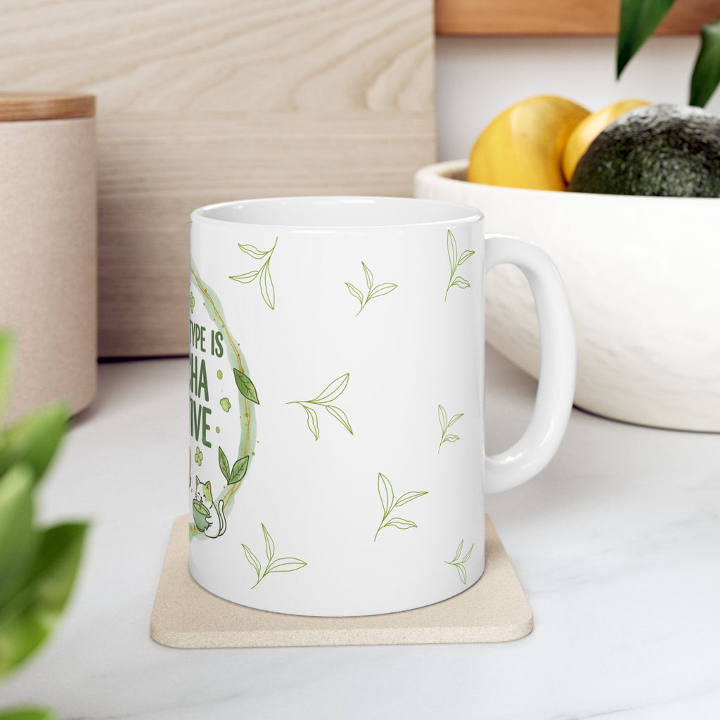 Matcha Positive - Cozy Ceramic Mug for Matcha & Tea Lovers