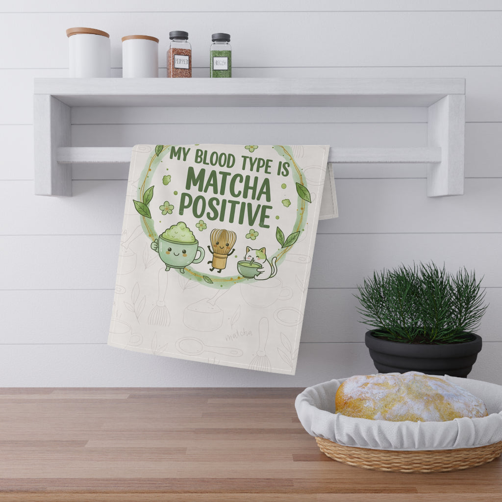 Matcha Kitchen Towel – Green Tea-Inspired Cozy Kitchen Towel