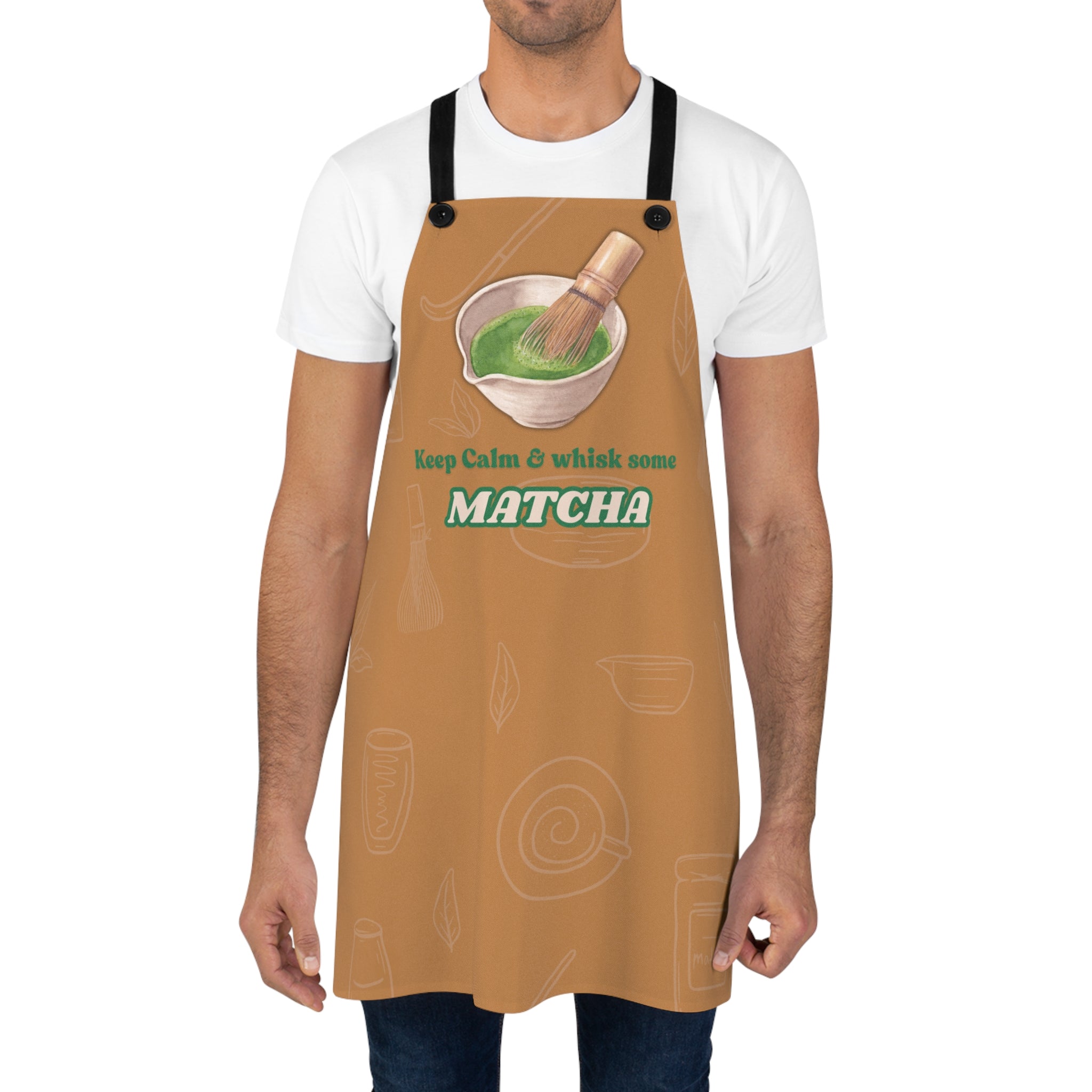 Matcha Apron – Cozy Green Tea Inspired Apron