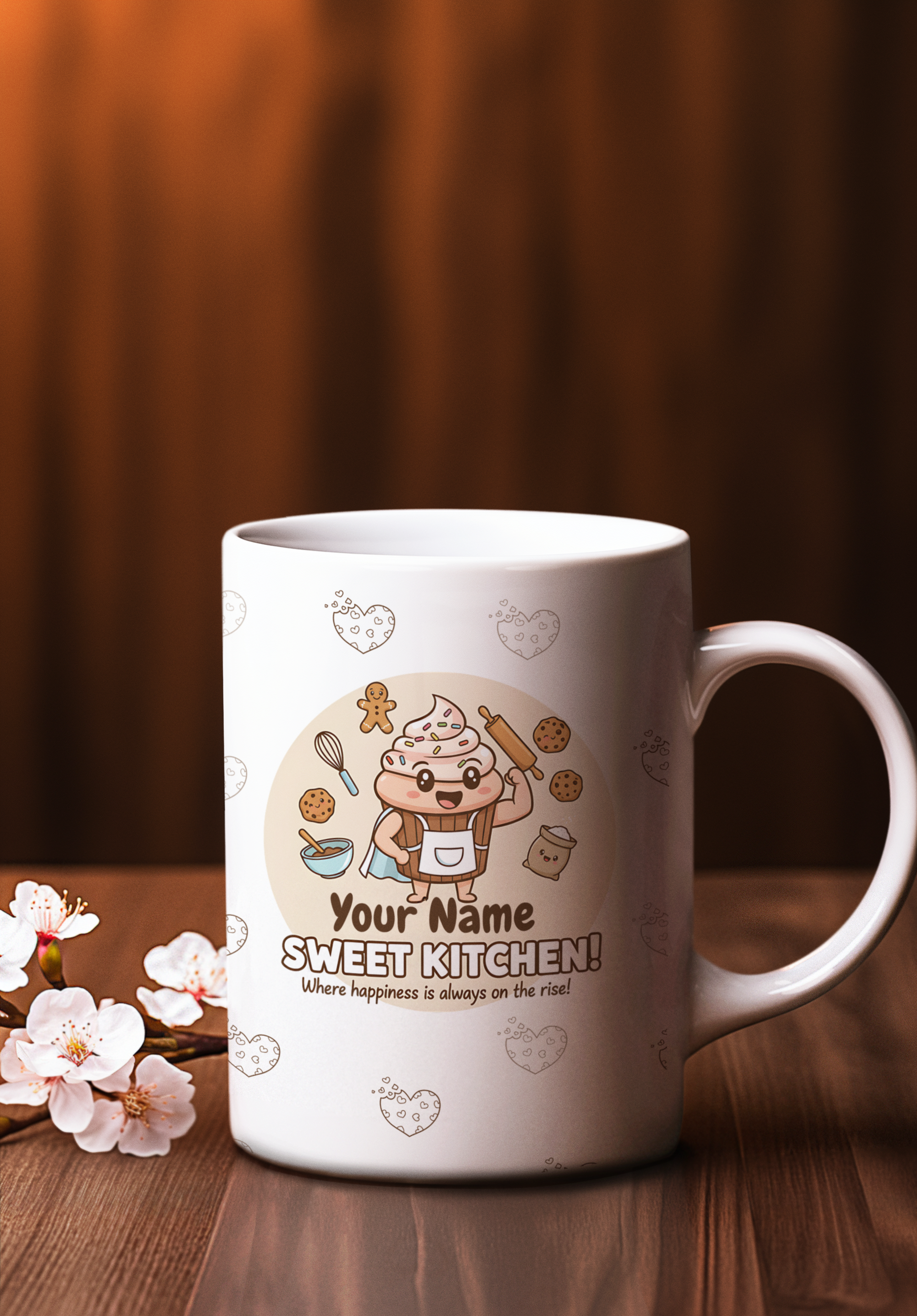 Personalized Mug – Custom Name Coffee Cup for Cozy Mornings
