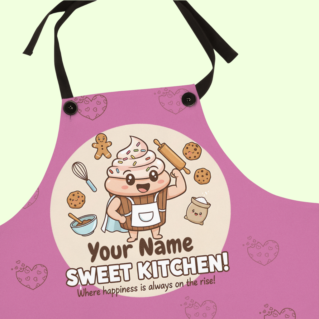 Personalized Apron – Custom Name Baking Apron for Home Chefs