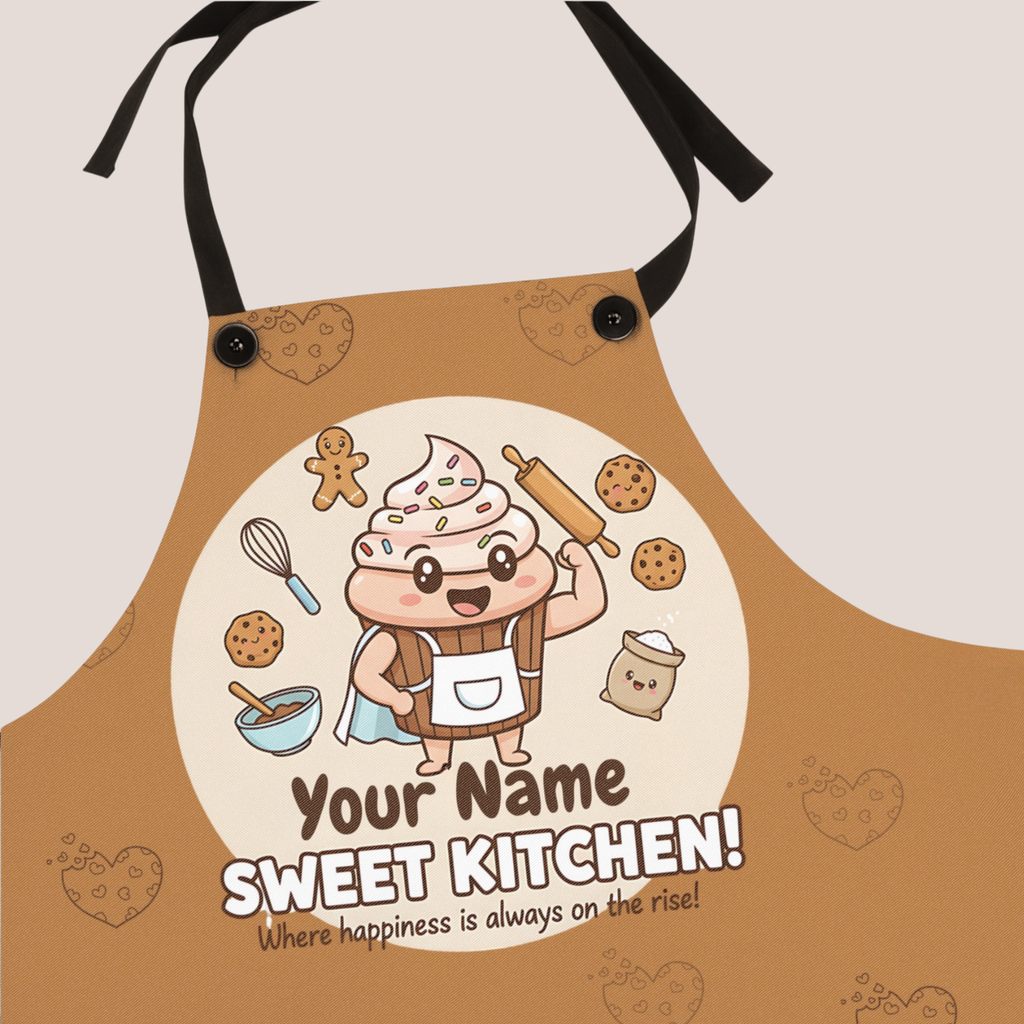Personalized Apron – Custom Name Baking Apron for Home Chefs
