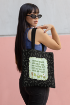 Matcha Lovers Tote Bag – Adulting is Hard & Caffeine Helps