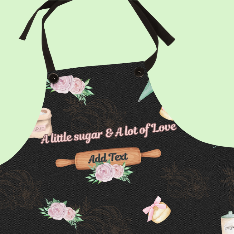 Personalized Apron – Custom Name Baking Apron for Home Chefs
