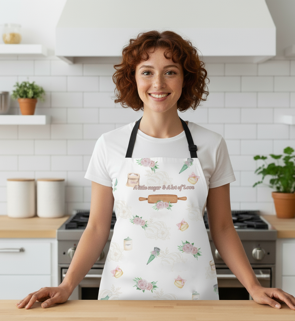 Personalized Apron – Custom Name Baking Apron for Home Chefs