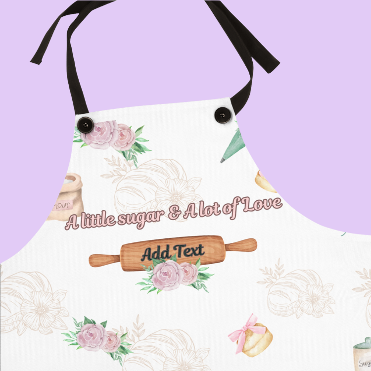 Personalized Apron – Custom Name Baking Apron for Home Chefs