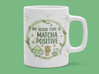 Matcha Positive - Cozy Ceramic Mug for Matcha & Tea Lovers