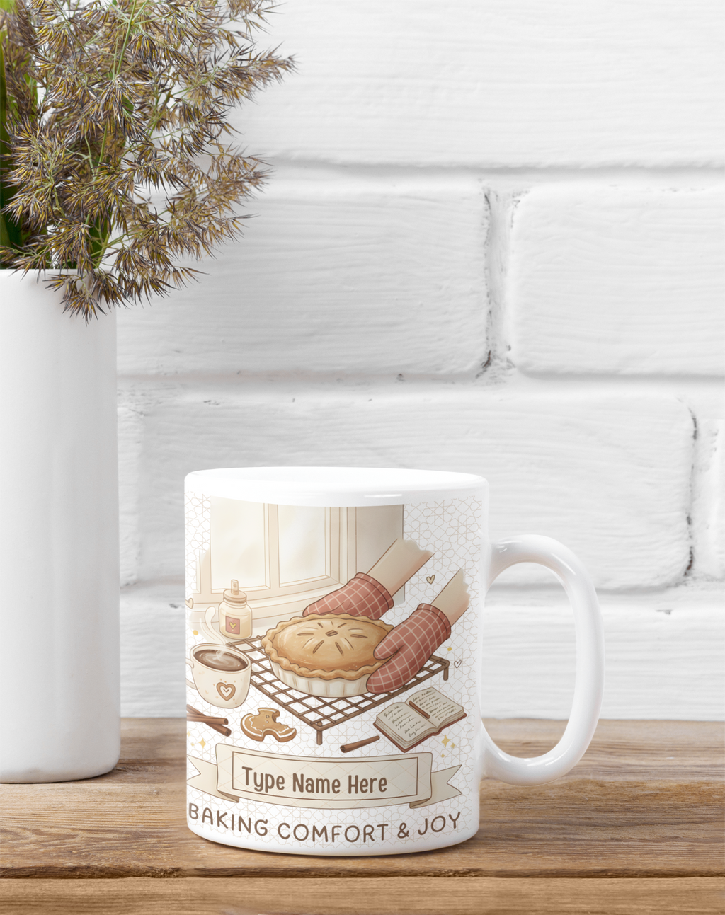 Personalized Mug – Custom Name Coffee Cup for Cozy Mornings