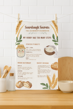 Sourdough Kitchen Towel – Flour, Water, Magic