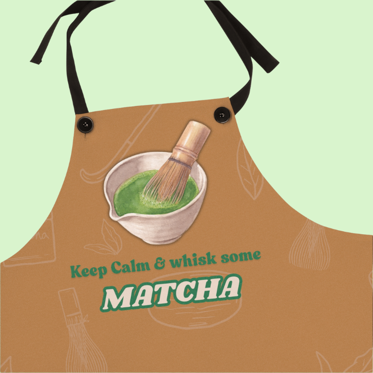 Matcha Apron – Cozy Green Tea Inspired Apron