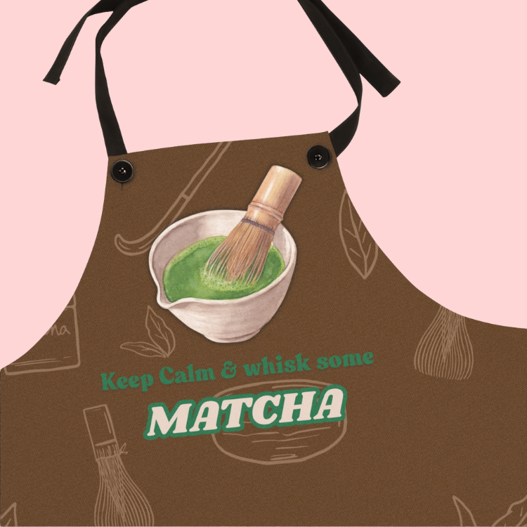 Matcha Apron – Cozy Green Tea Inspired Apron