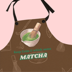 Matcha Apron – Cozy Green Tea Inspired Apron