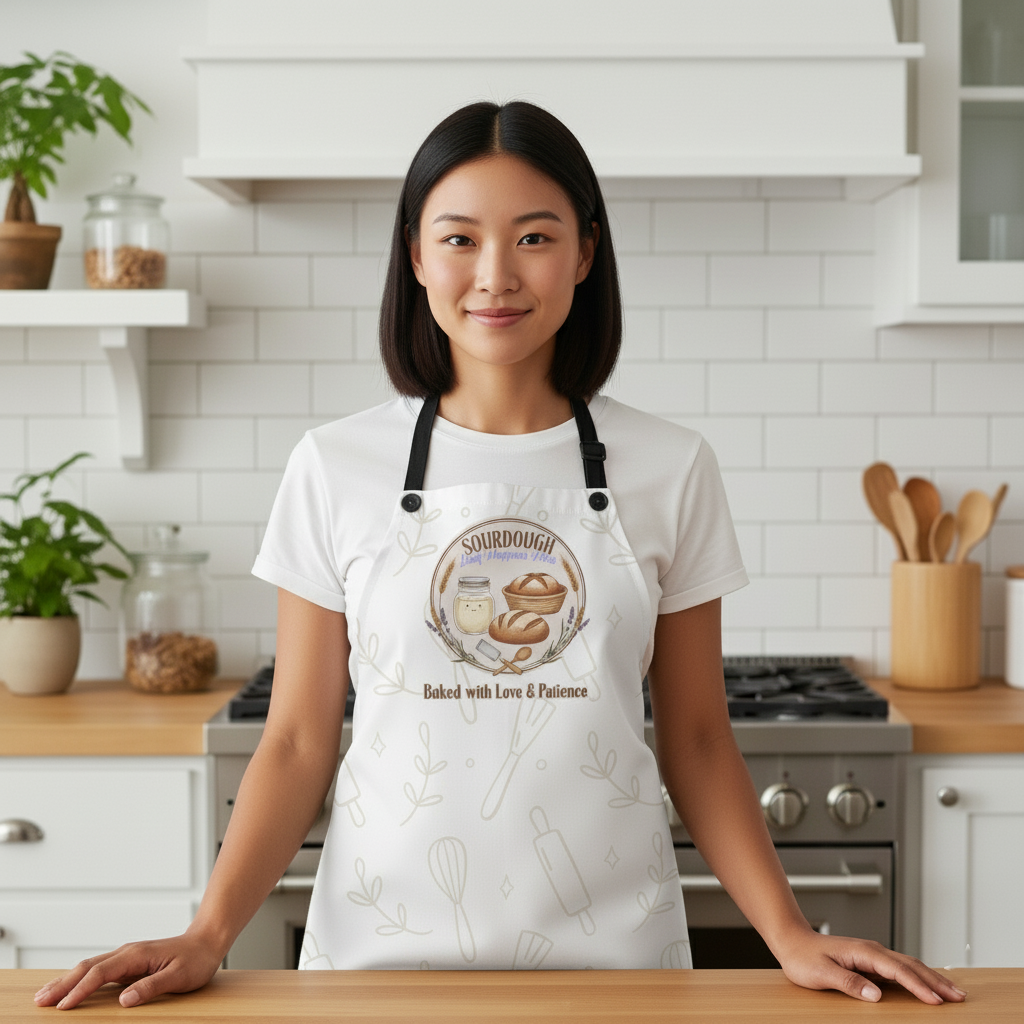 Sourdough Baking Apron – Cozy Gift for Bread Lovers
