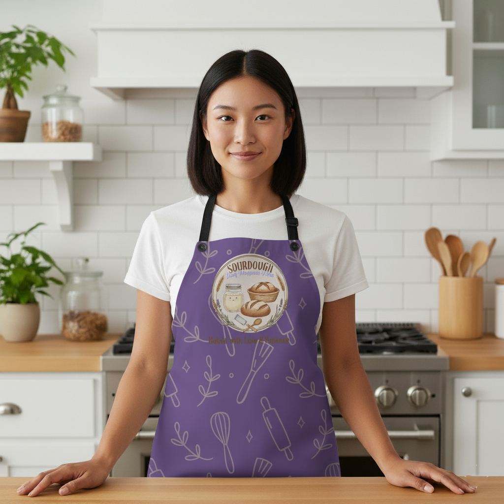 Sourdough Baking Apron – Cozy Gift for Bread Lovers