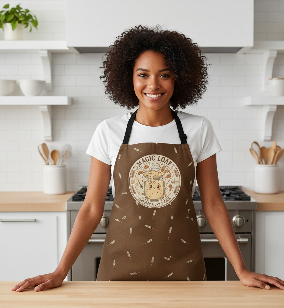 Sourdough Baking Apron – Cozy Gift for Bread Lovers