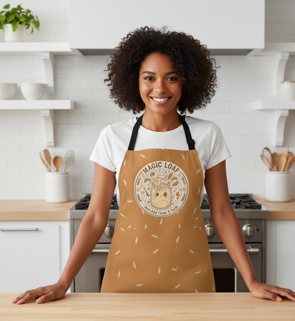 Sourdough Baking Apron – Cozy Gift for Bread Lovers