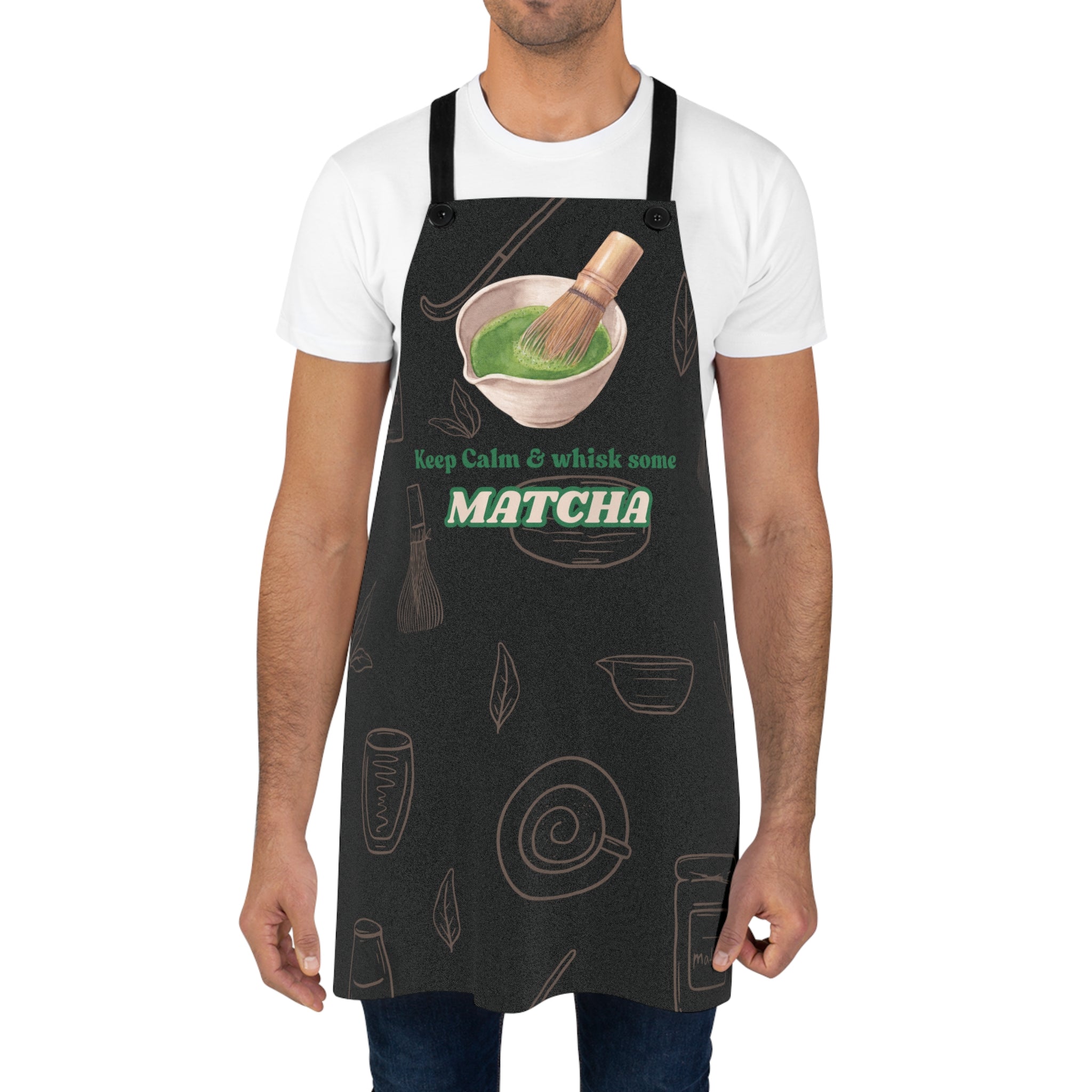 Matcha Apron – Cozy Green Tea Inspired Apron