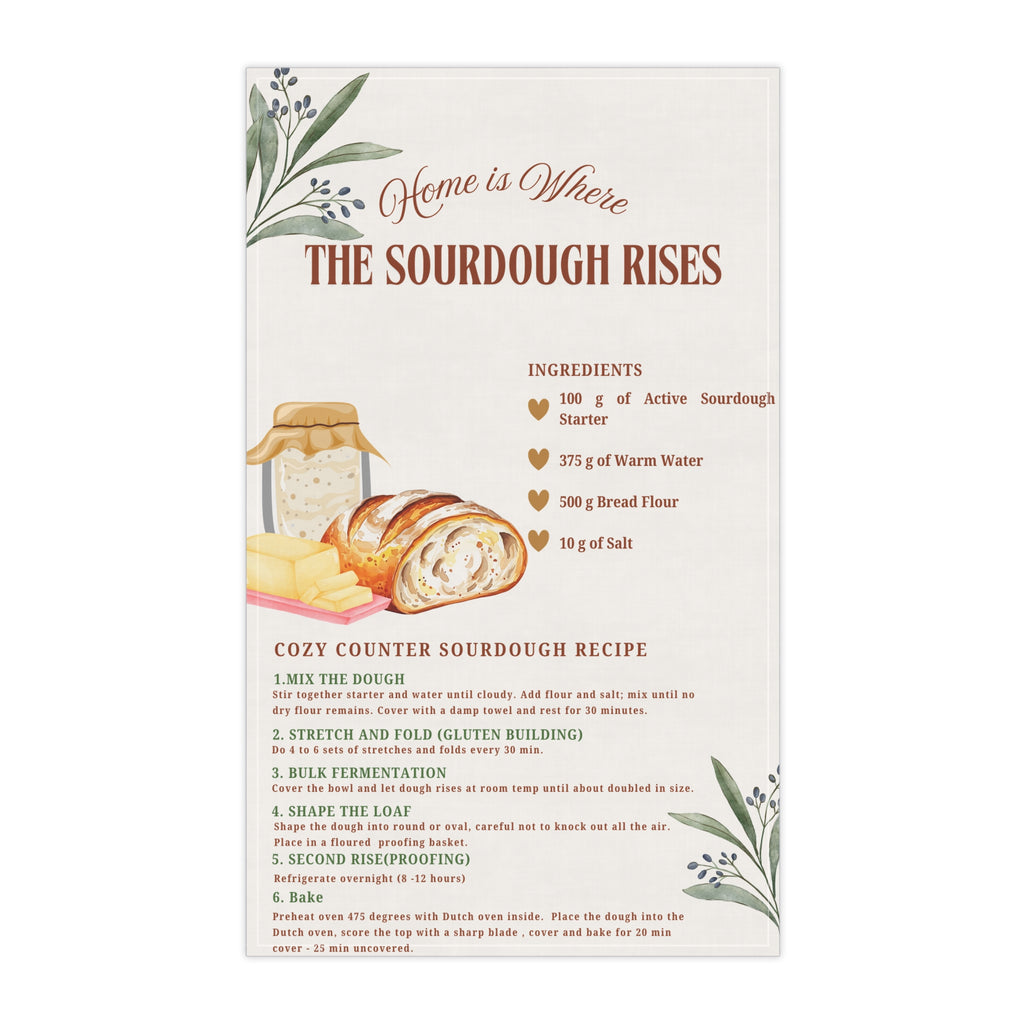 Sourdough Kitchen Towel – Flour, Water, Magic