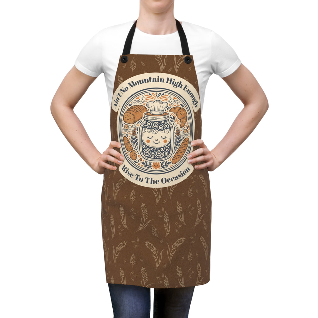 Sourdough Baking Apron – Cozy Gift for Bread Lovers * Brown Rise to the Occasion *