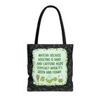 Matcha Lovers Tote Bag – Adulting is Hard & Caffeine Helps