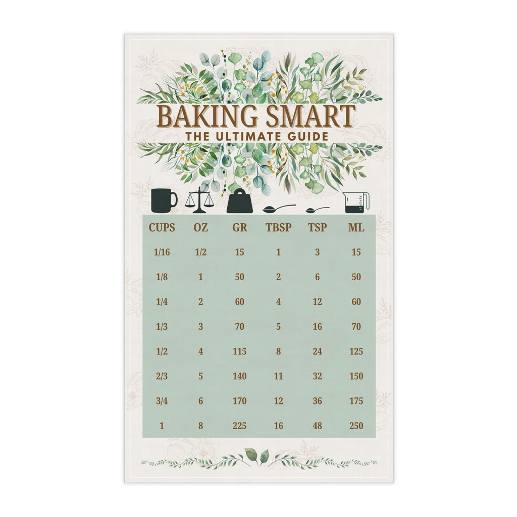 Baking Smart - Baking Chart Towel