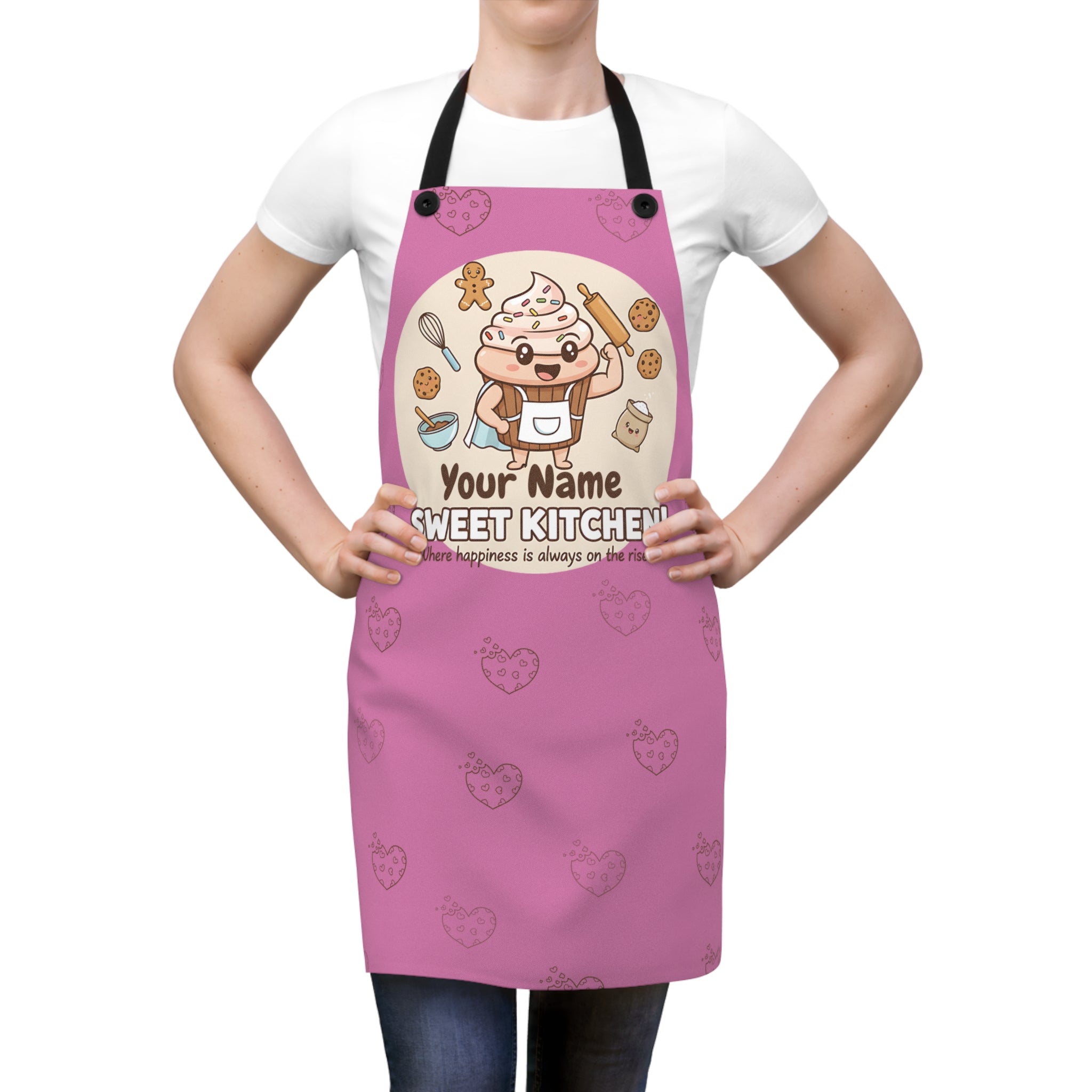 Personalized Apron – Custom Name Baking Apron for Home Chefs