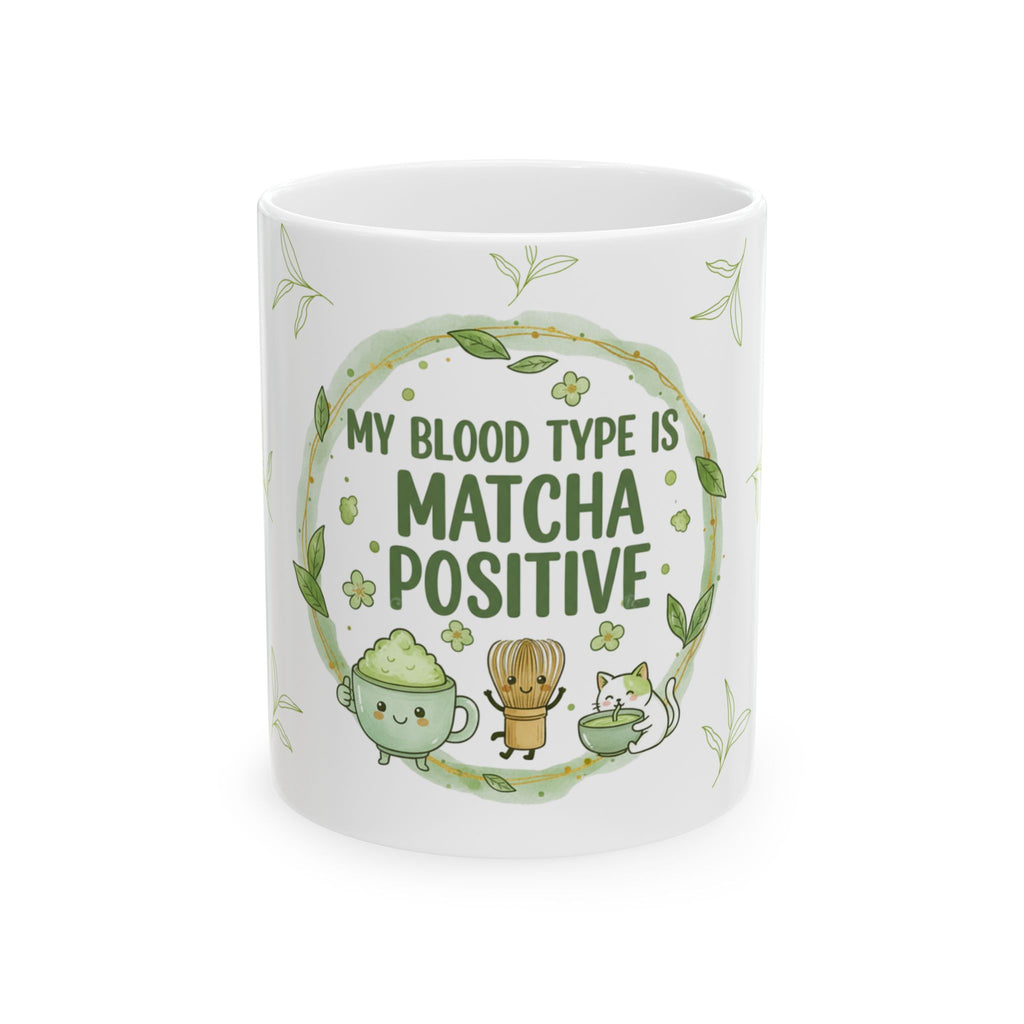 Matcha Positive - Cozy Ceramic Mug for Matcha & Tea Lovers