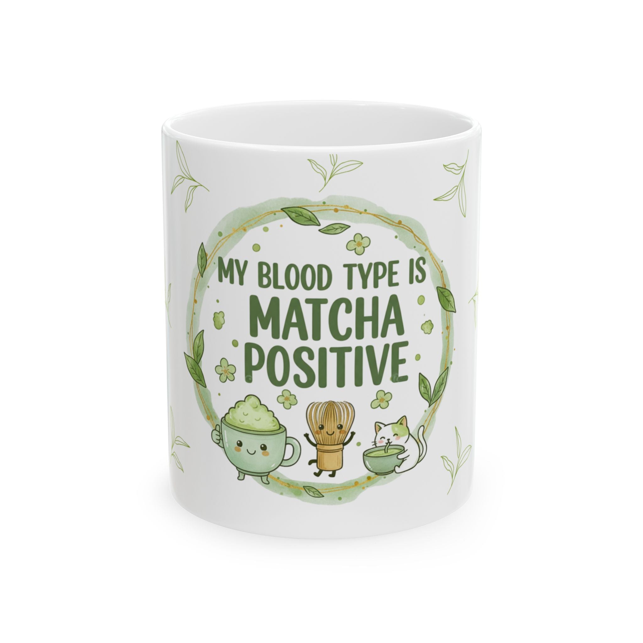 Matcha Positive - Cozy Ceramic Mug for Matcha & Tea Lovers