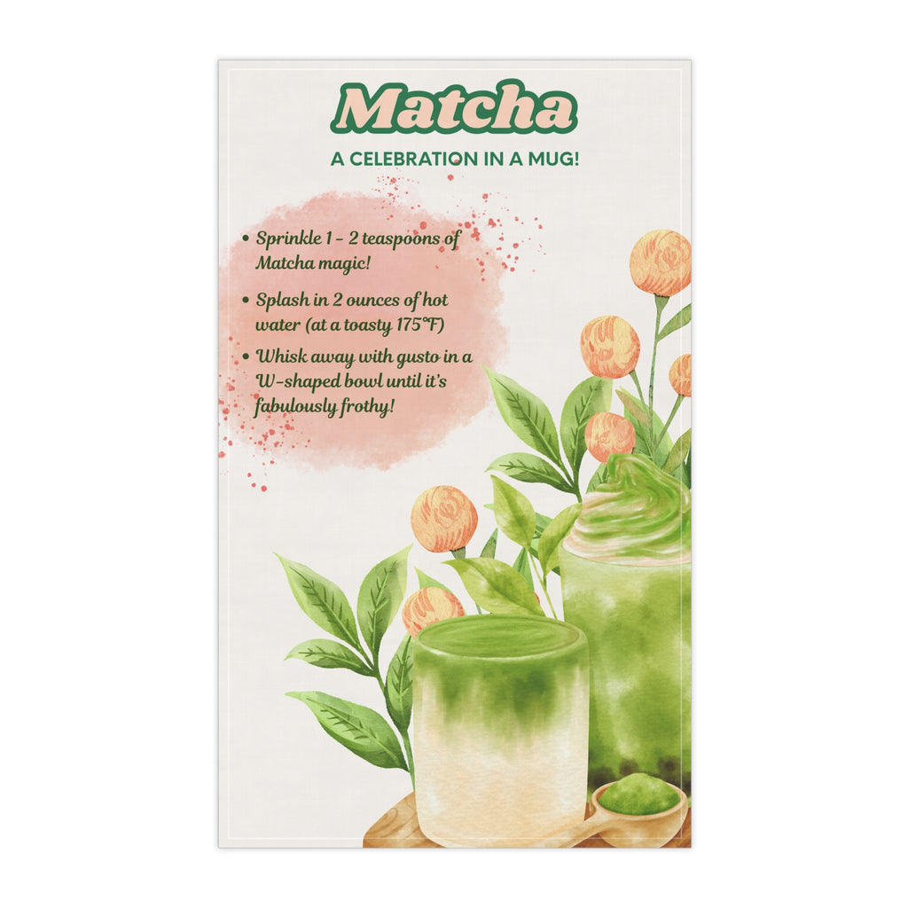 Matcha Kitchen Towel – Green Tea-Inspired Cozy Kitchen Towel