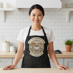 Sourdough Baking Apron – Cozy Gift for Bread Lovers  "Black Rise to the Occasion"