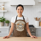 Sourdough Baking Apron – Cozy Gift for Bread Lovers * Brown Rise to the Occasion *