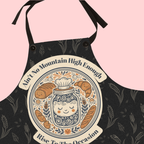 Sourdough Baking Apron – Cozy Gift for Bread Lovers  "Black Rise to the Occasion"