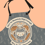 Sourdough Baking Apron – Cozy Gift for Bread Lovers * Grey Rise to the Occasion*